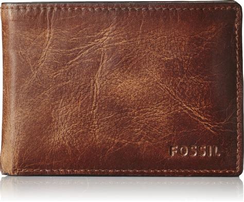 fossil rfid card wallet|fossil men's leather bifold wallet.